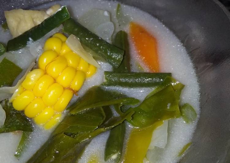 cara membuat Sayur Lodeh putih