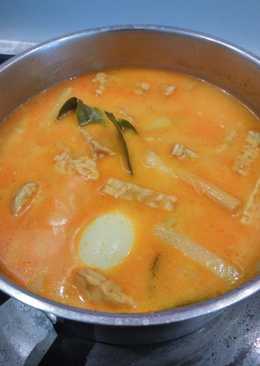 Sayur Labu Siam tempe telur