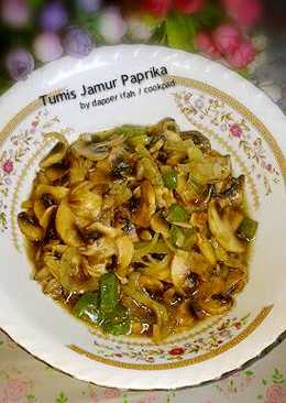 Tumis Jamur Paprika