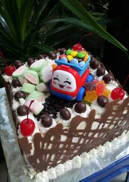 Cake Ultah Dadakan (Spongecake Base Cake)