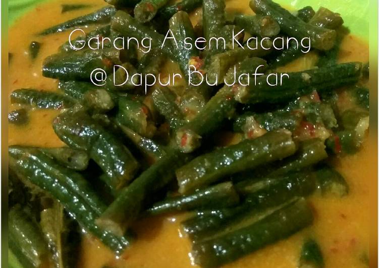Resep Garang Asem Kacang Panjang Tanpa Santan