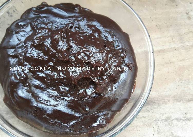 bahan dan cara membuat Selai coklat homemade