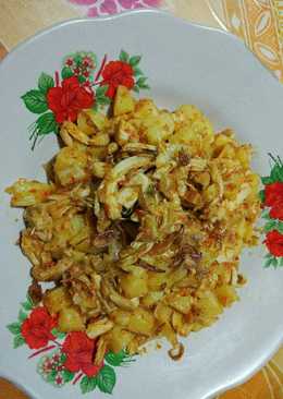 Sambal Goreng Kentang Ayam Suwir