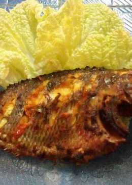 Nila cobek panggang Sederhana