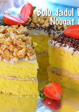 Bolu Jadul Kukus, Topping Nougat & Coklat