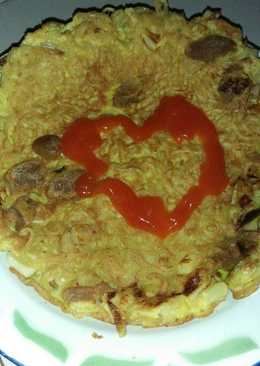Omlet praktis dari mie instan