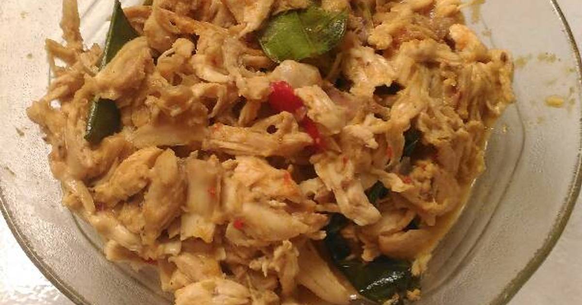 Resep Ayam suwir ala ganeshalestari