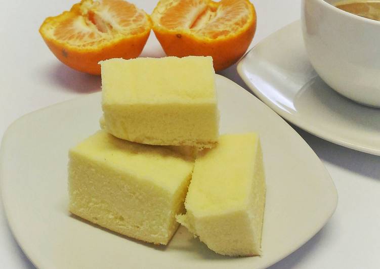 resep masakan Steamed Cheese Cake / Cake Keju Kukus Lembut