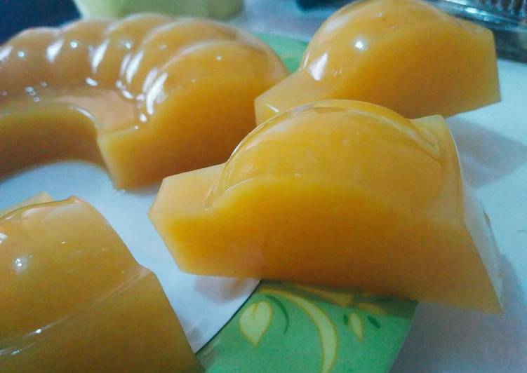 gambar untuk resep makanan Puding mangga segeeer