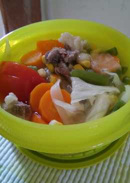 Sup Sayur Kaldu Daging