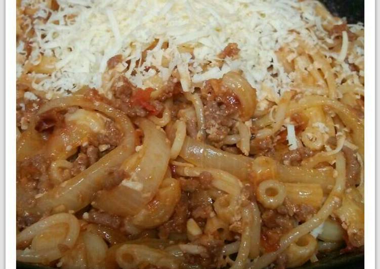 resep Macaroni n Spaghetty bolognese