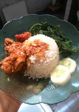 Nasi ayam padang ala2