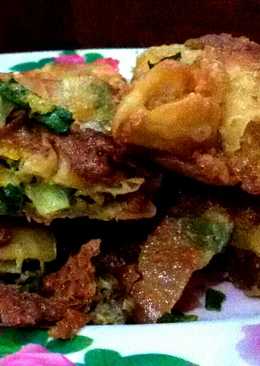 Martabak telur, isi daging kecap ðð