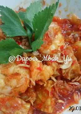 Udang Tumis Cabe Merah