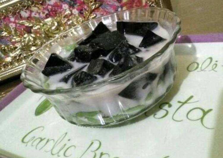 resep masakan Takjil cincau cendol dawet kuah santan