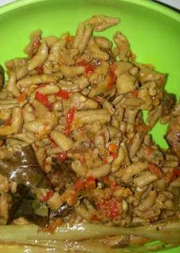Tumis Usus Ayam Pedas ð