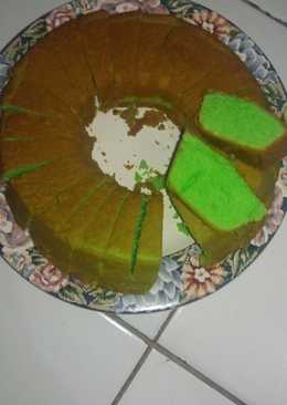 Bolu panggang pandan simple