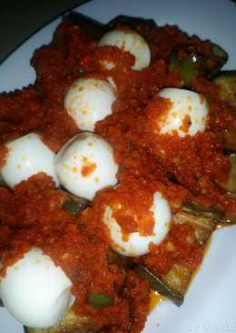 Terong balado telur puyuh