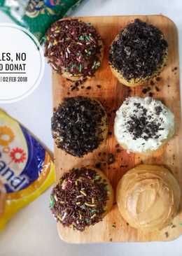 Eggless No Knead Donat