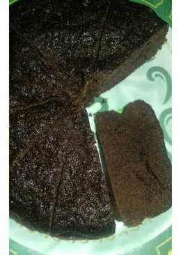 Brownies chocolatos kukus simpel (tanpa mixer)