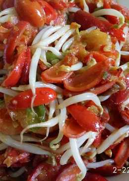 Tumis Pedas Kulit Melinjo