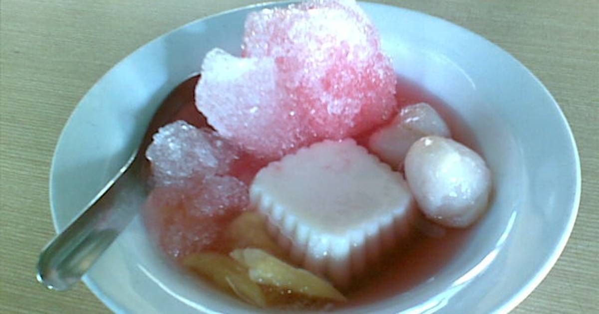 Resep Es  Puding Buah  Leci  Nanas oleh Semilaksih Cookpad