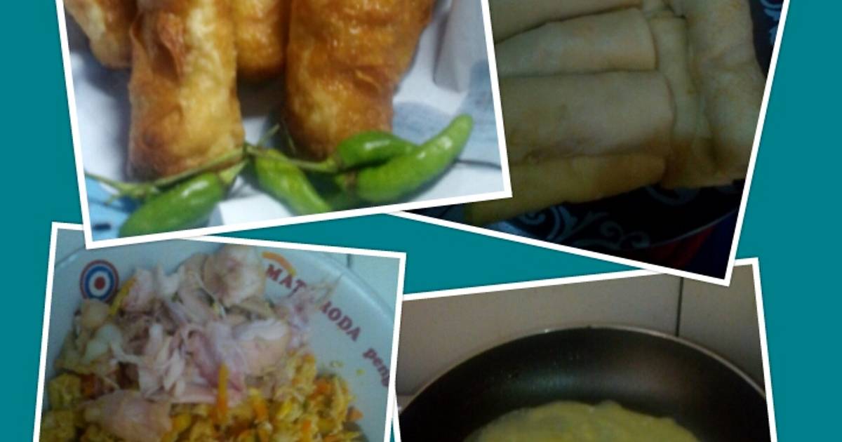 Resep Lumpia sayur dan ayam ala Ria Dwija