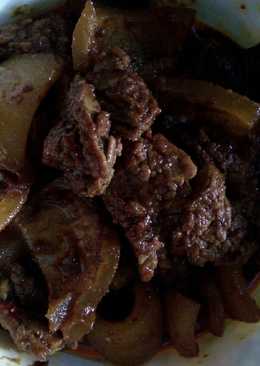 Rendang daging & kikil enak mudah