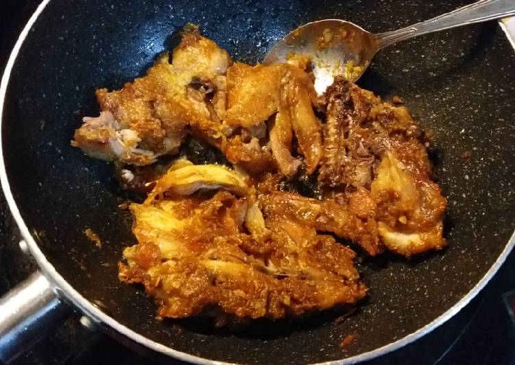 cara membuat Ayam Penyet Jadi Jadi-an