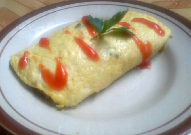  Resep  Omurice  Omelet Nasi  goreng  oleh Dyah Hesti 