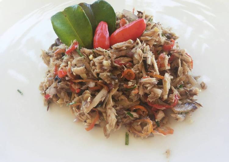 Pindang Cakalang Suwir Sambal Matah recipe main photo
