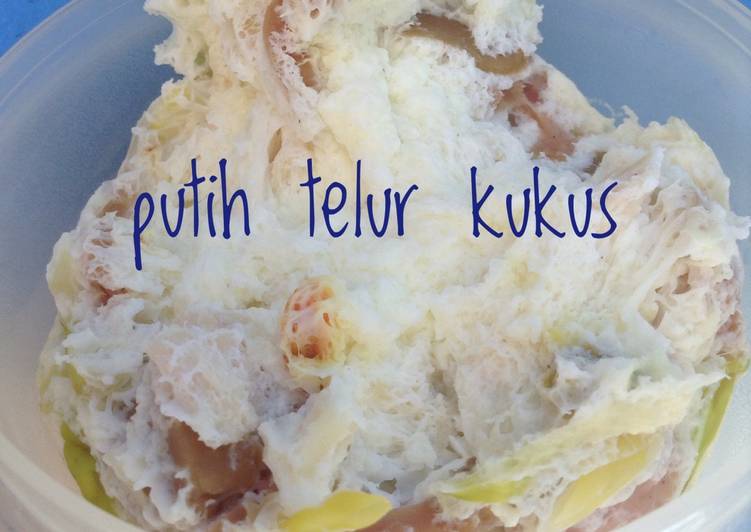 resep Putih Telur Kukus