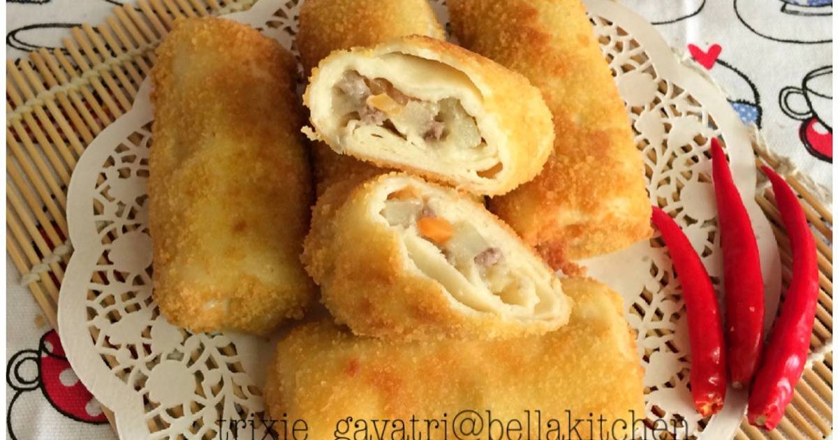 Resep Risoles Ragut Ayam/Sapi ala Trixie Gayatri