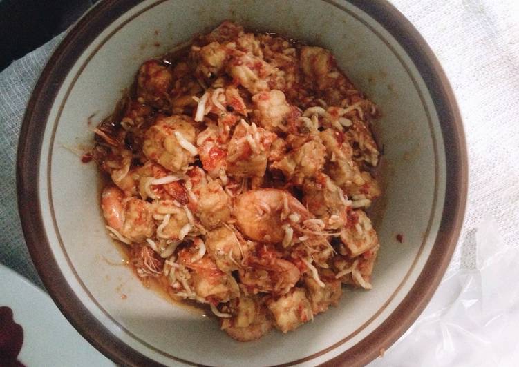 gambar untuk resep makanan Sambal goreng udang tempe ikan teri medan