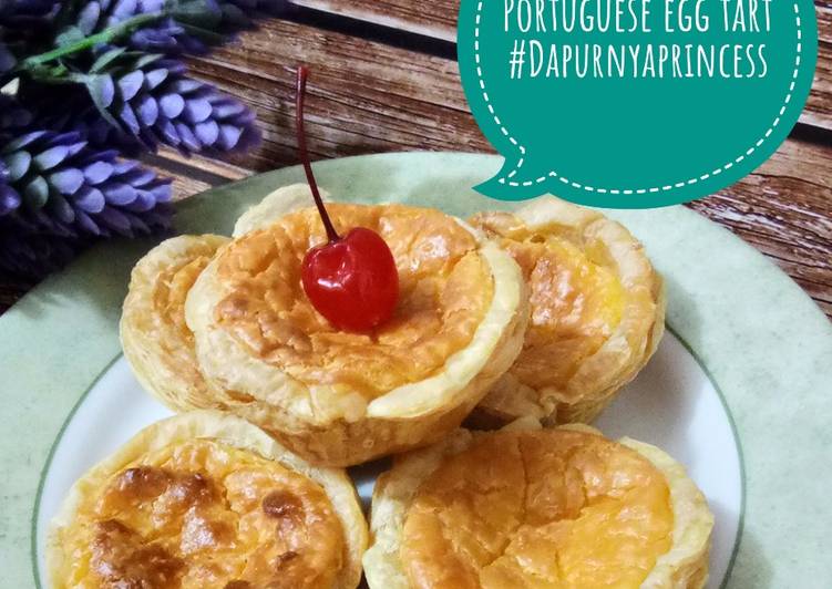 resep makanan Portuguese egg tart