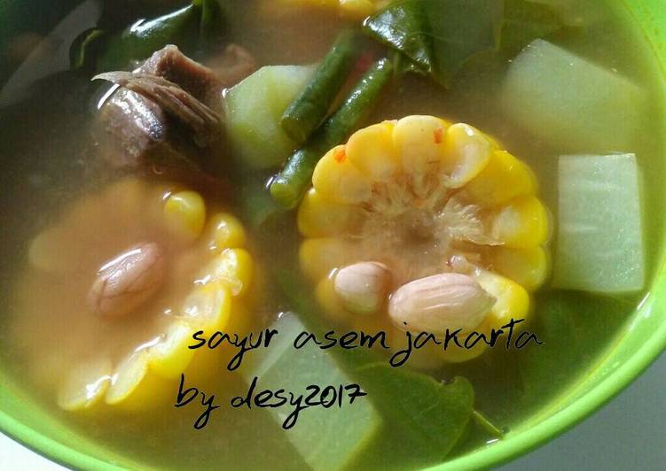 gambar untuk resep makanan Sayur asem jakarta