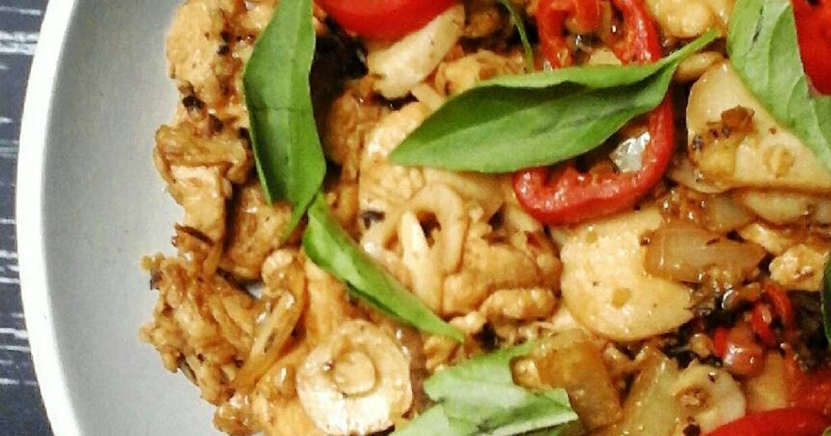 Resep Ayam Jamur Pedas ala Shepty Liestiowati