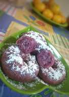 31. Donat Ubi Ungu (Eggless) Empuk