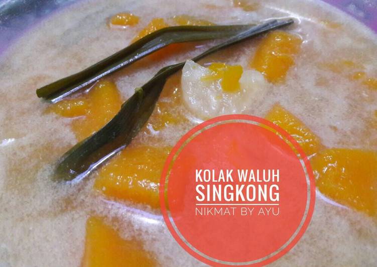 resep masakan Kolak Waluh Singkong
