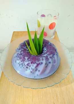 Puding Mutiara ubi ungu