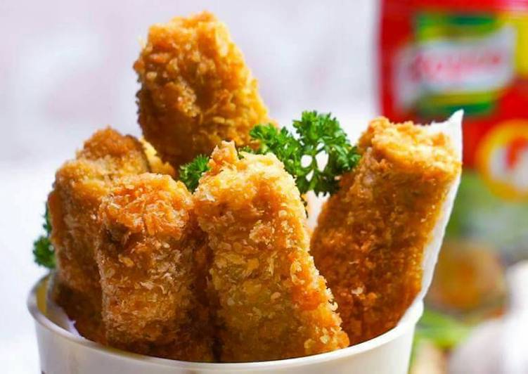 bahan dan cara membuat Stik Tempe