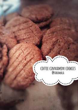 Cinnamon coffee cookies
