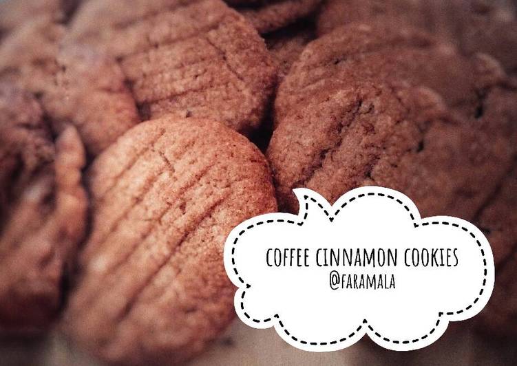 gambar untuk cara membuat Cinnamon coffee cookies