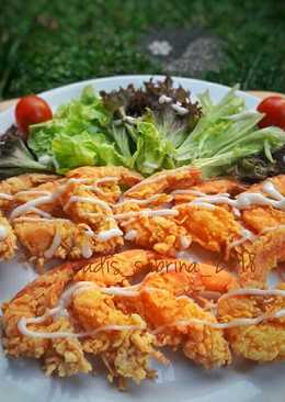 Udang crispy saus mayonaise #pekaninspirasi