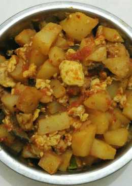 Oseng kentang pedas
