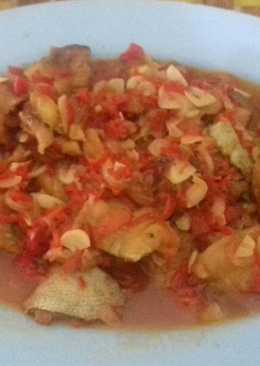 Tumis Ikan bumbu merah