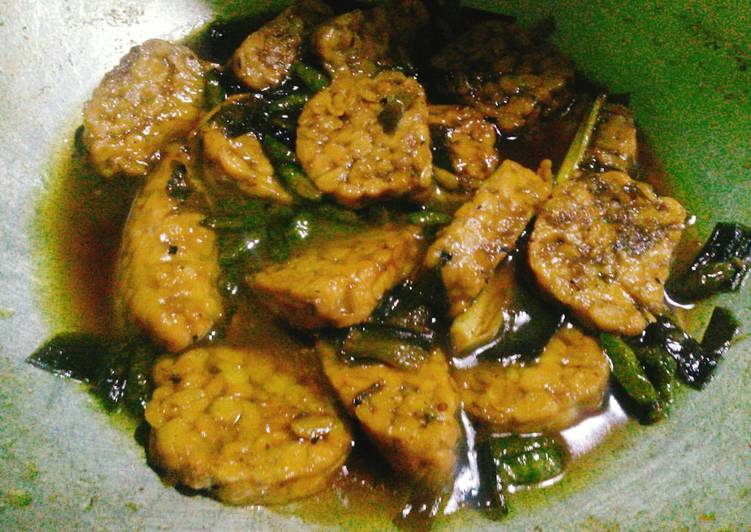 resep makanan Tempe Bacem Pedas Simple