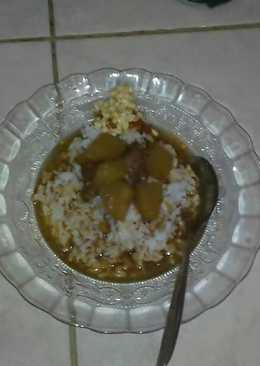 Nasi Rawon sambel terasi