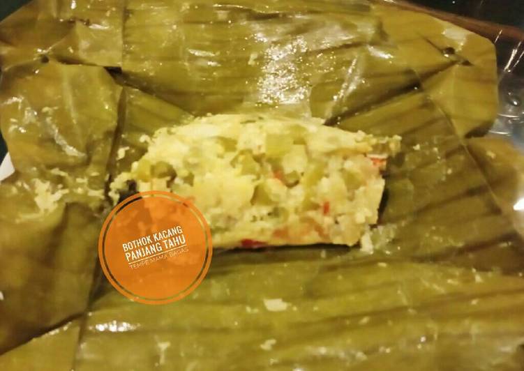 gambar untuk resep #PR_Kacang Panjang Botok tahu tempe teri