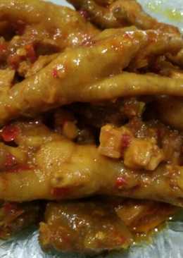 Ceker mercon daging sapi orak Arik tempe
